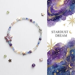 Handmade Genuine Star Shaped Baroque Pearl Bracelet